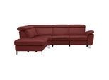 Cantus Ecksofa , Bordeaux , Textil , Uni , Ottomane links, L-Form , 271x239 cm , Goldenes M , Bettkasten erhältlich, Fußauswahl, Lederauswahl, Stoffauswahl, seitenverkehrt erhältlich, Hocker erhältlich, Rückenfutter , Wohnzimmer, Sofas & Couches, Wohnlandschaften, Ecksofas