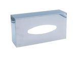 Sadena Papierspender , Edelstahlfarben , Metall , eckig , 26x8x13.5 cm , Badaccessoires, Kosmetiktuchspender