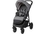Jimmylee Buggy , Grau , Textil , 33x105x74 cm , EN 1888 , Feststellbremse, Fußstütze abklappbar, Federung, kugelgelagerte Räder, 5-Punkte-Gurt, Doppelbremse, Griff in Lederoptik, abnehmbarer Schutzbügel , Baby on Tour, Kinderwagen, Buggys