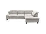 Carryhome Ecksofa , Ecru , Textil , Ottomane rechts, L-Form , 281x200 cm , Goldenes M, Made in Eu , Fußauswahl, Stoffauswahl, seitenverkehrt erhältlich, Bettfunktion erhältlich, Hocker erhältlich, Rücken echt , Wohnzimmer, Sofas & Couches, Wohnlandschaften, Ecksofas