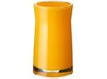 Xxxl Zahnputzbecher , Gelb , Kunststoff , Uni , 6.8x12x6.8 cm , Badaccessoires, Zahnputzbecher