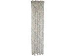 Xxxl Fertigvorhang , Pastellblau , Textil , Floral , 140x245 cm , Oeko-Tex® Standard 100 , mit Kombiband , Heimtextilien, Vorhänge, Fertigvorhänge