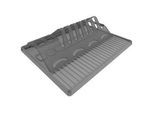 Rotho Geschirrabtropfkorb , Anthrazit , Kunststoff , 32x2x39 cm , Reach, DIN EN ISO 14001, DIN EN ISO 9001 , Abtropfschale, Bestecksammler, Tassenablage, Tellerablage , Küchen, Küchenausstattung, Küchenspülen