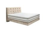Dieter Knoll Boxspringbett , Naturfarben , Textil , H2 + H3 , 200x200 cm , gepolstertes Kopfteil, Stoffauswahl, in verschiedenen Größen erhältlich, Partnermatratze mit durchgehendem Bezug, Matratze in verschiedenen Härtegraden erhältlich, Kopfteilauswahl , Schlafzimmer, Betten, Boxspringbetten