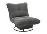 Carryhome Sessel , Graphitfarben , Textil , 96x75x93 cm , Wohnzimmer, Sessel, Sonstige Sessel