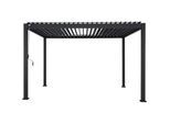 Gardenson Pergola , Metall , 400x250x300 cm , Europäischer Sicherheitsstandard , Sonnenschutz, Pavillons