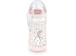 NUK Babyflasche , Rosa, Transparent , Kunststoff , 300 ml , 6.6x23.5x6.6 cm , BPA-frei , Füttern, Babyfläschchen