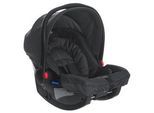 Graco Kinderautositz Snugride , Schwarz , Textil , 58x65x46 cm , ECE R44/04 , abnehmbarer und waschbarer Bezug, Sonnendach, schnell und leicht im Auto montierbar, Seitenaufprallschutz , Baby On Tour, Babyschalen, Babyschalen