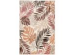 Esprit Webteppich , Braun, Rot, Beige , Textil , Floral , rechteckig , 200x290 cm , Textiles Vertrauen - Oeko-Tex®, Oeko-Tex® Standard 100 , für Fußbodenheizung geeignet, in verschiedenen Größen erhältlich, für Hausstauballergiker geeignet, lichtunempfindlich, pflegeleicht, strapazierfähig, leicht zusammenrollbar , Teppiche Und Böden, Teppiche, Webteppiche