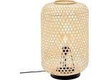 Schöner Wohnen Tischleuchte , Beige , Holzwerkstoff , 62.5 cm , Lampen & Leuchten, Innenbeleuchtung, Tischlampen, Tischlampen