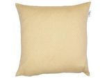 Esprit Kissenhülle E-Cado 5080 , Creme, Gelb , Textil , Struktur , 38x38 cm , hochwertige Qualität , Heimtextilien, Bezüge, Kissenbezüge