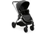 Chicco Kinderwagen , Schwarz , Textil , 60x95x106 cm , Feststellbremse, Federung, kugelgelagerte Räder, Verdeckung abnehmbar, 5-Punkte-Gurt, für Babyschale geeignet, Sitz umsetzbar, Einhand-Faltmechanismus , Baby On Tour, Kinderwagen, Kombikinderwagen