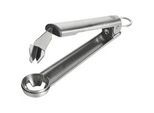 Dr.Oetker Obstentkerner , Silberfarben , Metall , 17.5 cm , einfache Handhabung , Küchenzubehör, Küchenhelfer, Küchenutensilien
