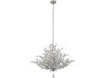 Xxxl Kristall-Hängeleuchte , Chromfarben , Metall, Glas , 150 cm , höhenverstellbar , Lampen & Leuchten, Innenbeleuchtung, Hängeleuchten, Kronleuchter