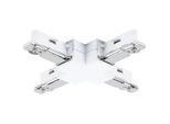Paulmann Schienensystem-Verbinder , Weiß , Metall , 1.8x10.4x10.4 cm , Lampen & Leuchten, Innenbeleuchtung, Schienensysteme