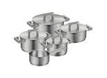 WMF Kochtopfset , Edelstahlfarben , Metall , 5-teilig , 16 cm,20 cm,16 cm , 1,9 l,3,4 l,5,7 l,2,5 l,1,4 l , 29.4x28.2x50.6 cm , Kochgeschirr, Töpfe, Topfsets