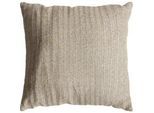 Esposa Zierkissen , Creme , Textil , Streifen , Füllung: Polyester , 43x43 cm , AZO-frei , formstabil , Heimtextilien, Wohntextilien, Kissen, Zierkissen