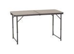 Siena Garden Campingtisch , Grau , Metall, Holzwerkstoff , rechteckig , 60x70x120 cm , Freizeit & Co, Camping, Campingtische