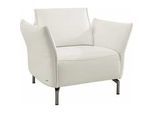 Koinor Sessel , Weiß , Leder , Echtleder , Nappaleder , 100x107x88 cm , Goldenes M, Made in Germany, DIN EN ISO 9001, Dgm , Fußauswahl, Lederauswahl, Stoffauswahl , Wohnzimmer, Sessel, Sonstige Sessel