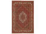 Cazaris Orientteppich , Creme, Rot , Textil , Ornament , rechteckig , 70x140 cm , für Fußbodenheizung geeignet, in verschiedenen Größen erhältlich , Teppiche Und Böden, Teppiche, Orientteppiche