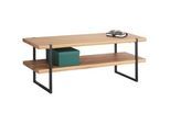 Linea Natura Garderobenbank , Eichefarben , Holz, Metall , 120x45x40 cm , Abstellfläche , Holzmöbel, Sitzgelegenheiten Holz, Holzbänke, Garderobenbänke Holz