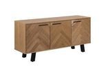 Mid.you Sideboard , Eichefarben , Holzwerkstoff , 2 Fächer , 150x71x40 cm , Reach , Kleinmöbel, Kommoden, Sideboards
