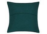 Zoeppritz Kissenhülle Soft-Fleece , Petrol , Textil , Uni , 50x50 cm , Textiles Vertrauen - Oeko-Tex® , bügelfrei, hochwertige Qualität, formstabil , Heimtextilien, Bezüge, Kissenbezüge