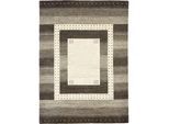Cazaris Orientteppich , Grau , Textil , Streifen , rechteckig , 70x140 cm , AZO-frei , in verschiedenen Größen erhältlich , Teppiche Und Böden, Teppiche, Orientteppiche