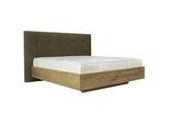 Valnatura Boxspringbett , Waldgrün, Wildeiche , Textil , Wildeiche , massiv , H3 + H4 , 7-Zonen , 160x200 cm , Made in Austria , gepolstertes Kopfteil, in verschiedenen Holzarten erhältlich, Stoffauswahl, in verschiedenen Größen erhältlich, Partnermatratze mit durchgehendem Bezug, Matratze durchgehend , Holzmöbel, Holzbetten, Boxspringbetten Holz