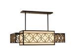 Elstead Lighting Hängeleuchte , Goldfarben, Bronzefarben , Metall , 53.4x102.9x53.4 cm , Grüner Punkt, RoHS , Lampen & Leuchten, Innenbeleuchtung, Hängeleuchten, Pendelleuchten