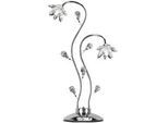 Xxxl Kristall-Tischleuchte , Chromfarben , Metall, Glas , 80 cm , Lampen & Leuchten, Innenbeleuchtung, Tischlampen, Tischlampen