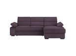 Cantus Ecksofa , Violett , Textil , Uni , Ottomane rechts, L-Form , 258x166 cm , Typenauswahl, Stoffauswahl, seitenverkehrt erhältlich, Hocker erhältlich , Wohnzimmer, Sofas & Couches, Wohnlandschaften, Ecksofas