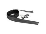 buttinette Endlosreißverschluss im Set, Krampe: 5,8 mm, 2 m, grau