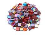 Eis-Glas Mosaik, bunt, 15 x 15 mm, 500 g