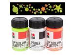 Marabu Glow in the Dark Set "Stars" 3x 15 ml