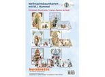 3D-Bastelmappe "Weihnachtsbaumkarten", für 6 Karten