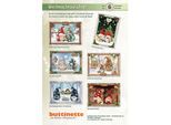 3D-Bastelmappe "Weihnachtswichtel", für 6 Karten
