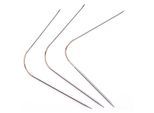 addi Strumpfstricknadeln "CraSyTrio", Messing, 21 cm
