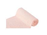 Rippen-Bündchenstoff "Comfort", rosa-melange