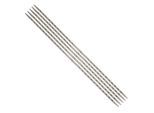 addi Strumpfstricknadeln "Novel", quadratisch, Messing, 20 cm