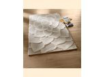 Teppich HEINE HOME Gr. 4, beige (ecru), B:120cm H:18mm L:180cm, Schurwolle, Wolle, Teppiche, Teppich