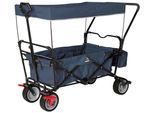 Bollerwagen PINOLINO "Paxi dlx Comfort", blau (marine), Bollerwagen, Kinder, Metall, Kunststoff