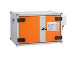 CEMO Akku-Ladeschrank Premium Plus 5/8, 1-phasig, Innenraumtemperatur-Anzeige, LockEX Türverriegelung, strombetriebener Rauchmelder, akustischer Alarm, belüftet, mit Stapelfüssen, B 890 x T 660 x H 520 mm, lichtgrau/reinorange