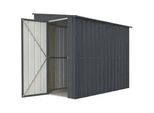 Xxxl Gerätehaus , Schwarz , Metall , 155x203x242 cm , ohne Boden , Gartenzubehör, Geräteschuppen