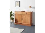 Home affaire Sideboard »Schröder«, Kommode, 2 Schiebetüren, 2 Schubkasten, aus massivem Kiefernholz