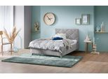 Polsterbett "Padua", grau, L:210cm, Bezug 100% Polyester, Polsterung: Polsterwatte, Material Gestell: gepolsterter Holzwerkstoff, verchromte Metallfüße, WESTFALIA SCHLAFKOMFORT, Betten, Polsterbett, mit Rautensteppung, 3 verschiedene Matraztenarten wählbar