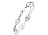 Armband JOBO, silber (silber 925), Armbänder, Damen, 19cm, Silber 925 (Sterlingsilber), Armband, 925 Silber gehämmert