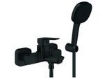 Grohe EH-Wannenbatterie Cubeo 101814 Wandmontage mit Brausegrt. matt black, 1018142430 1018142430