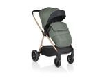 Cangaroo Kinderwagen 2 in 1 Hydra Babywanne Sportsitz Fußabdeckung Moskitonetz grün