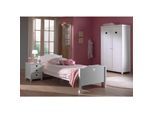 Vipack Set Amori bestehend aus: Einzelbett, Nachtkonsole und Kleiderschrank 2-trg.